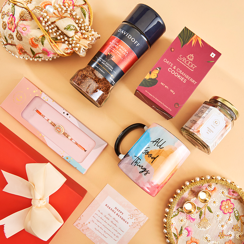 Rakhi Threads & Treats Hamper for Brother_The Gift Studio