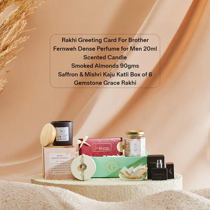 Regal Rakhi Hamper for Brother_The Gift Studio