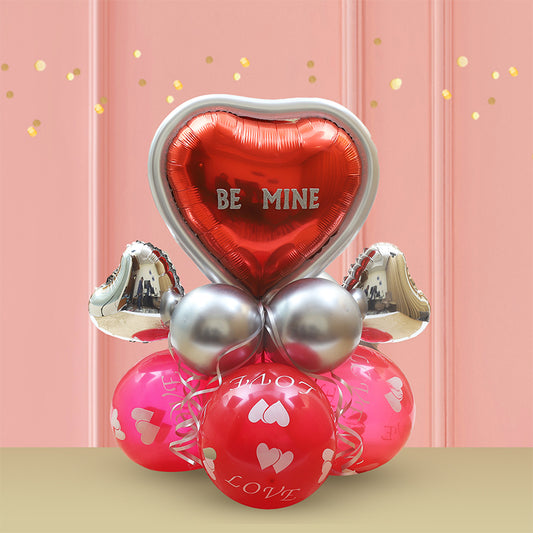 Romantic Heartbeat Balloon Bouquet