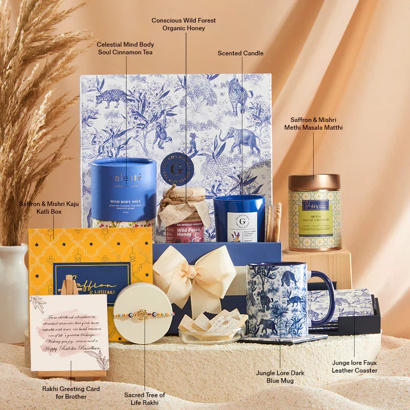 Roots & Rituals Rakhi Hamper for Brother