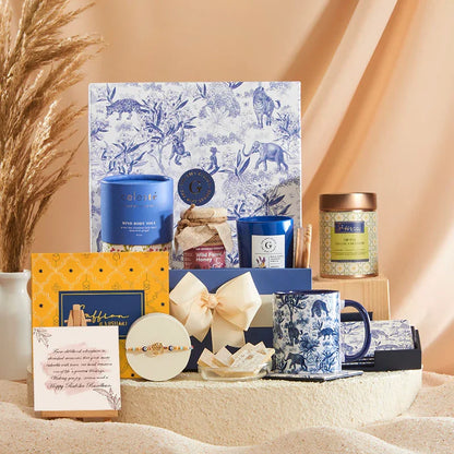 Roots & Rituals Rakhi Hamper for Brother for International Shipping | Exclusive Global Delivery