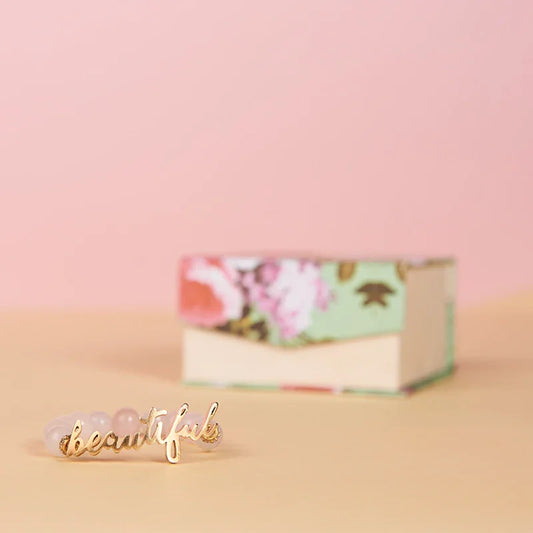 Rose Quartz Bracelet Beautiful-The Gift Stduio