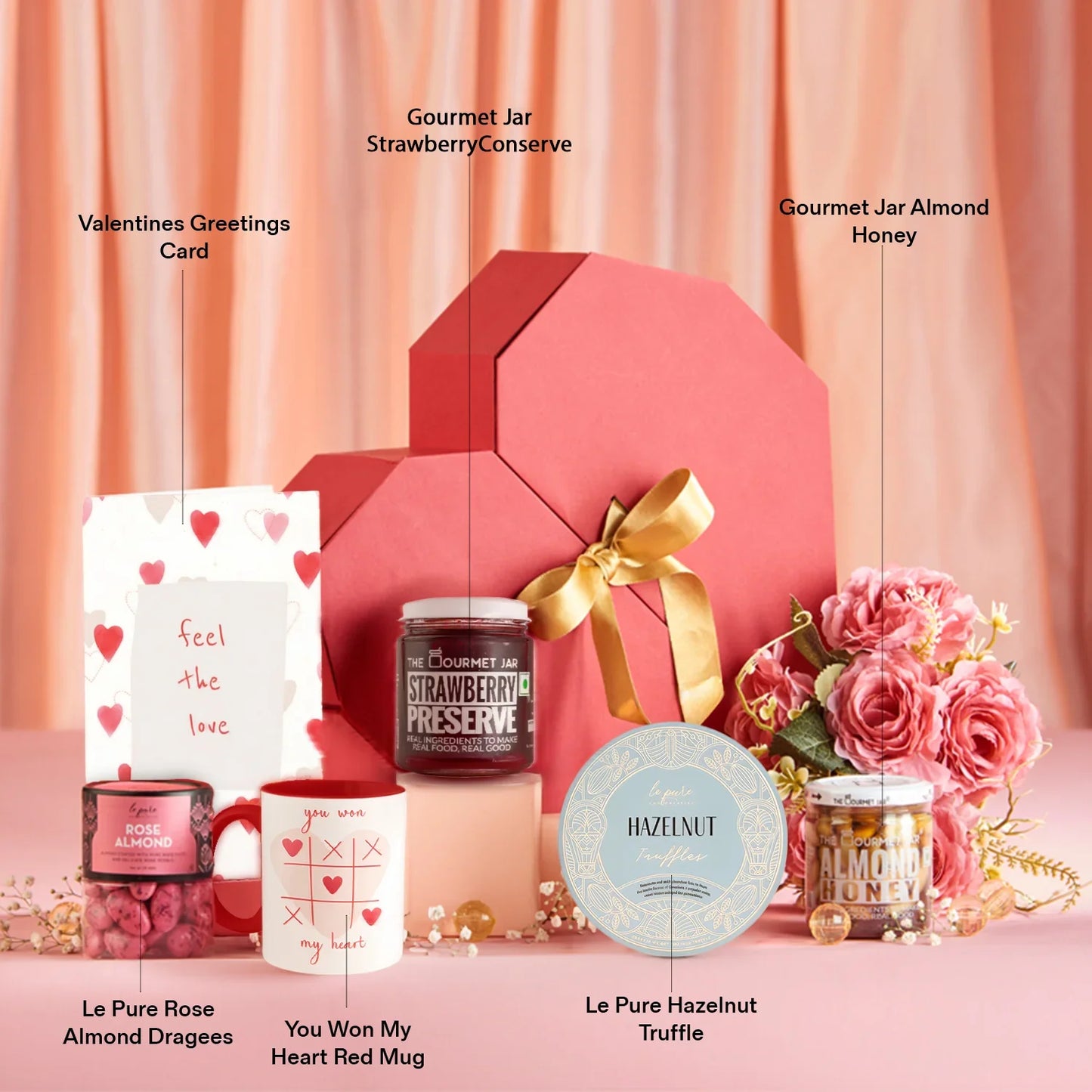 Rosey Surprise products with individual identification labels