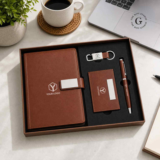 Royal Leather Executive Hamper
