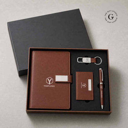 Royal Leather Executive Hamper