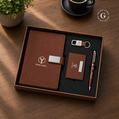 Royal Leather Executive Hamper