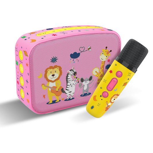 Carvaan mini Kids with MIC - Baby Pink