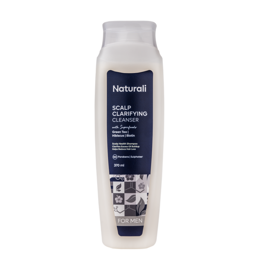 Scalp Clarifying Shampoo For Men With Green Tea, Hibiscus & Biotin