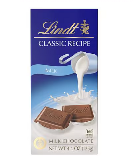 Lindt Classic Chocolate Bar 125g
