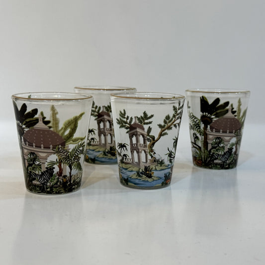 Shot Glasses Jungle Glow (Set of 4) - The Gift Studio