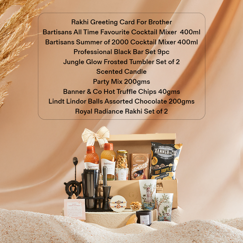 Sip & Celebrate Rakhi Hamper_The Gift Studio
