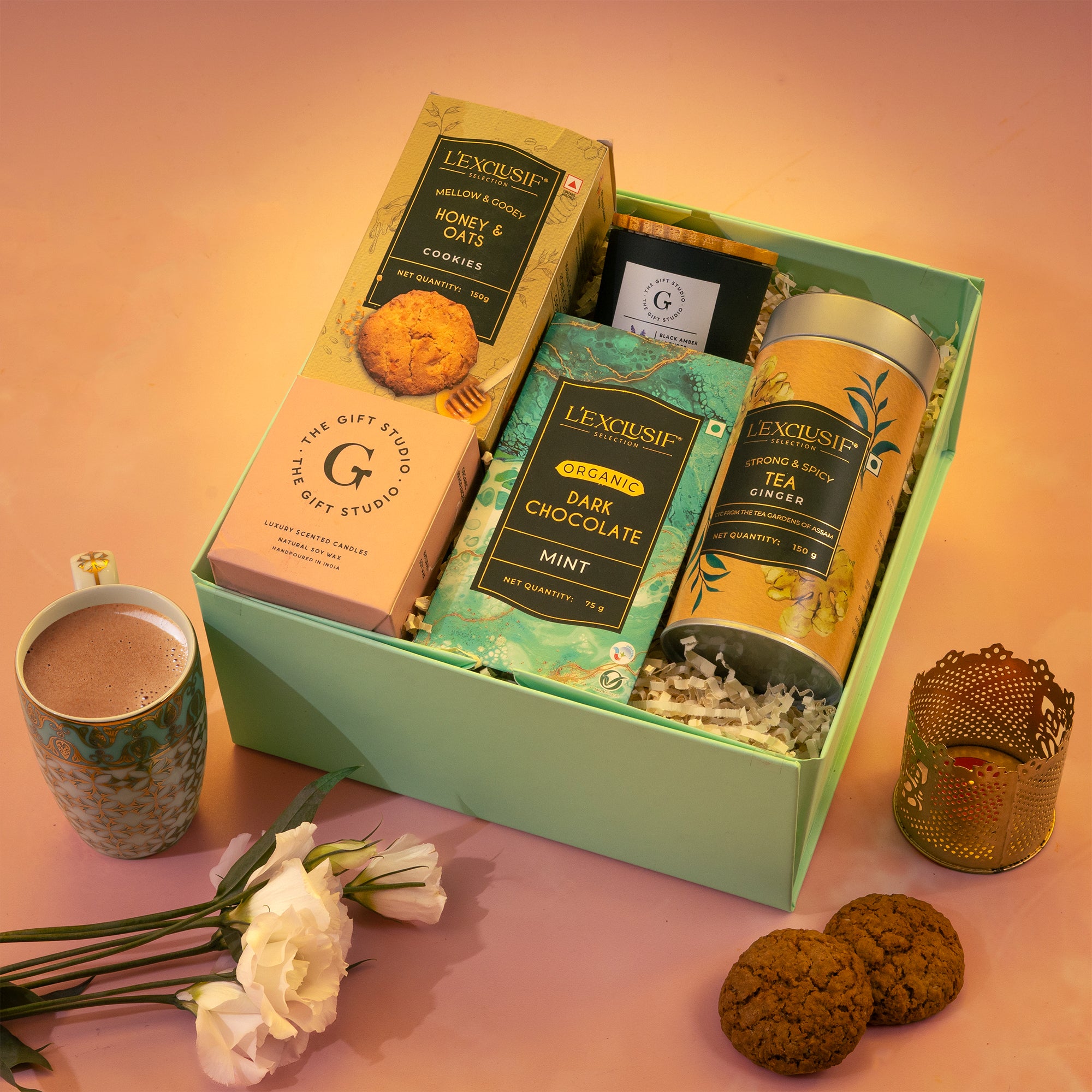 Buy Goddess Lakshmi Diwali Tea Gift Set Online on Brown Living | Gift Giving