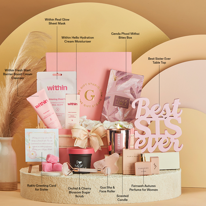 Sister's Glow Gift Hamper_The Gift Studio