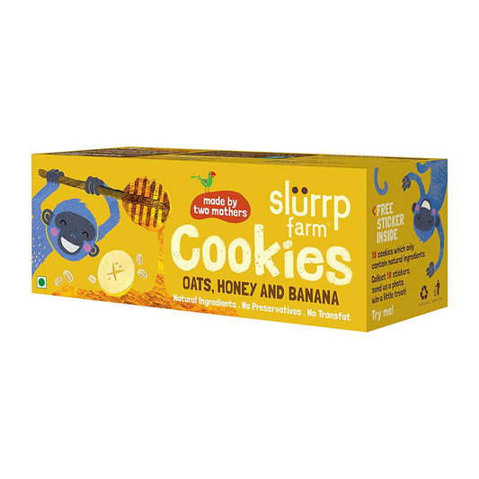 Slurrp Farm Oats Honey & Banana Cakes 75G
