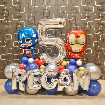 Superhero Splash Balloon Display