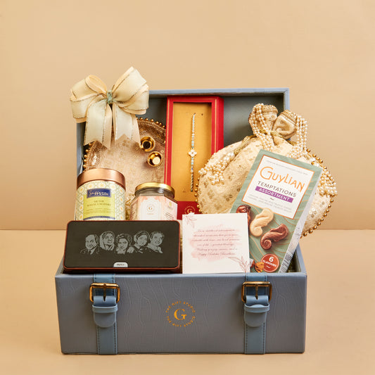 Sweet Symphony Rakhi Hamper for Brother for International Shipping | Exclusive Global Delivery