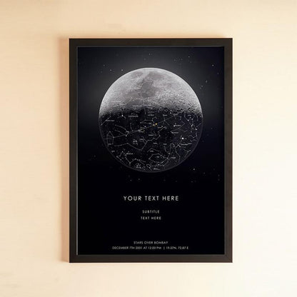 Sytara Moon Craters  Acrylic Desk Frame