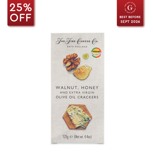 The Fine Cheese Co. Crackers With Walnut,Honey And Extra Virgin Olive Oil,125G