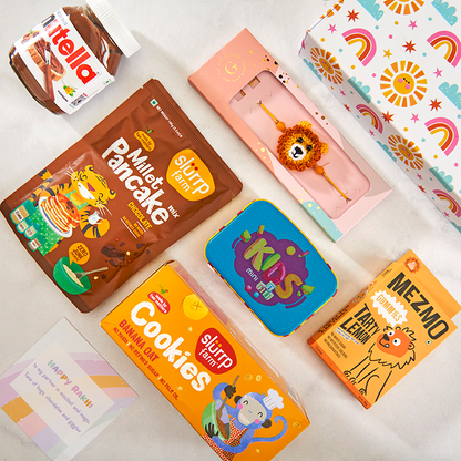 Tales, Tunes & Treats Rakhi Hamper for Kids_The Gift Studio