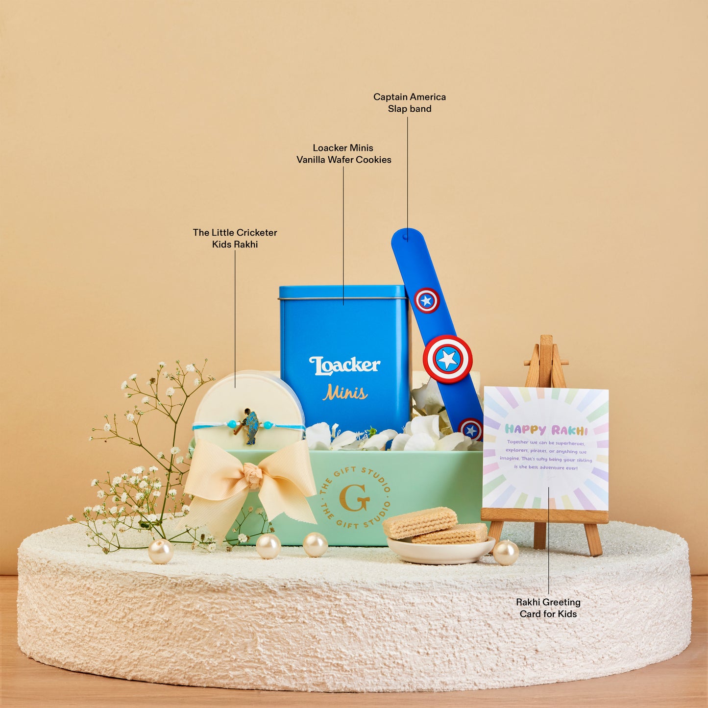 The Cricket Crazy Kids Rakhi Hamper
