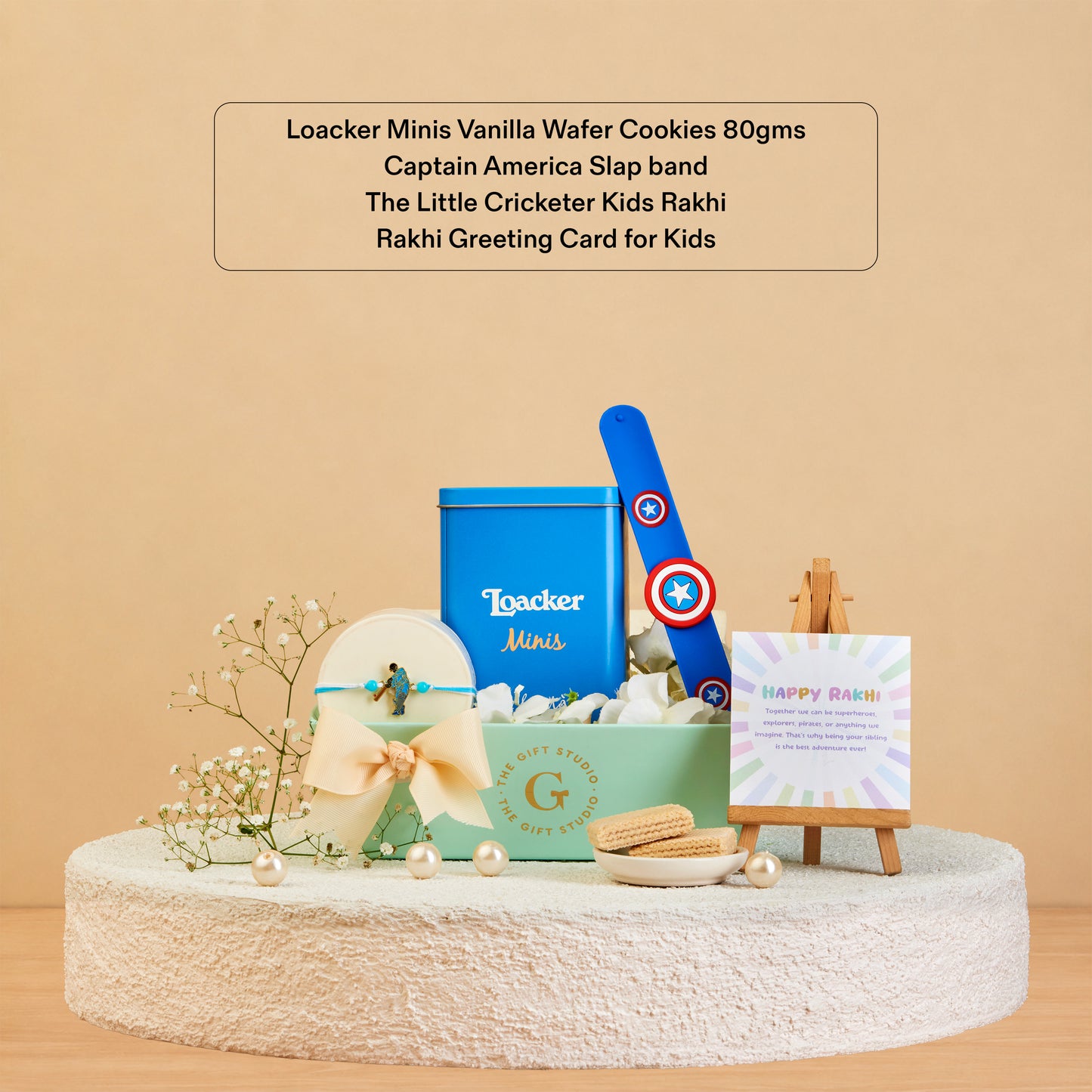 The Cricket Crazy Kids Rakhi Hamper