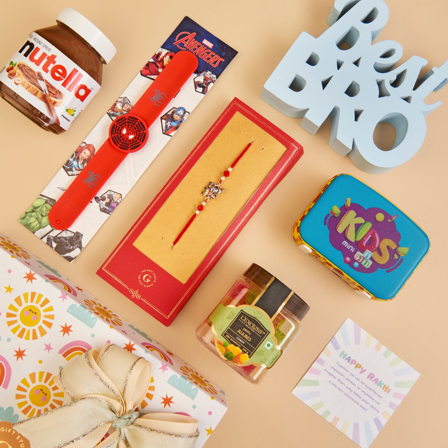 The Musical Radha Krishna Kids Rakhi Hamper