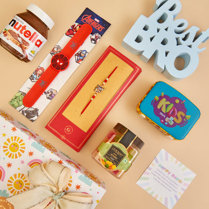 The Musical Radha Krishna Kids Rakhi Hamper