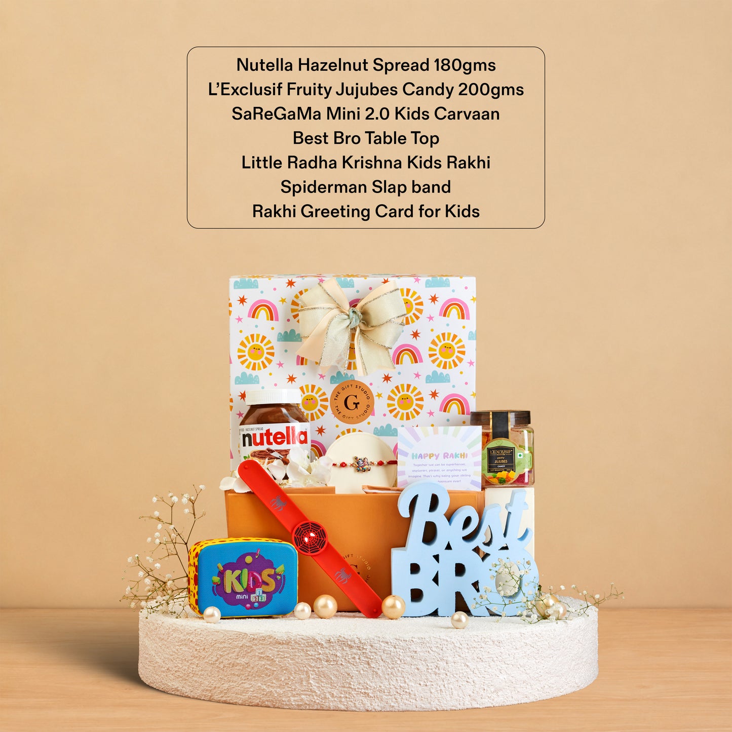 The Musical Radha Krishna Kids Rakhi Hamper