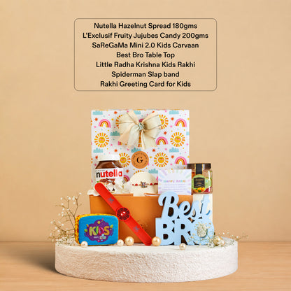 The Musical Radha Krishna Kids Rakhi Hamper