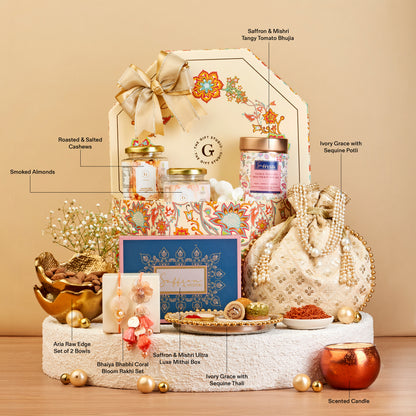 The Ultra Luxe Bhaiya Bhabhi Rakhi Hamper
