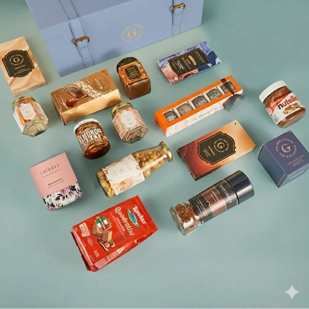 Buy The Luxury Food Trunk (Blue) Online - Surprise with perfect gifts ...