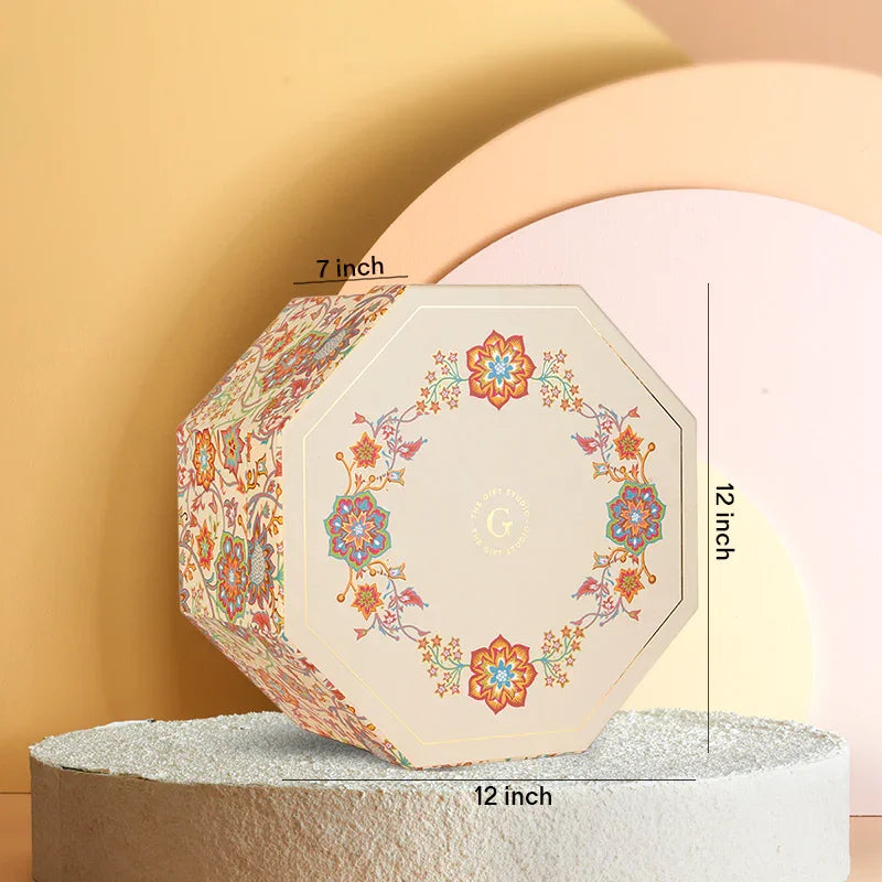 Exact dimensions and measurement of Timeless Elegance Hamper box