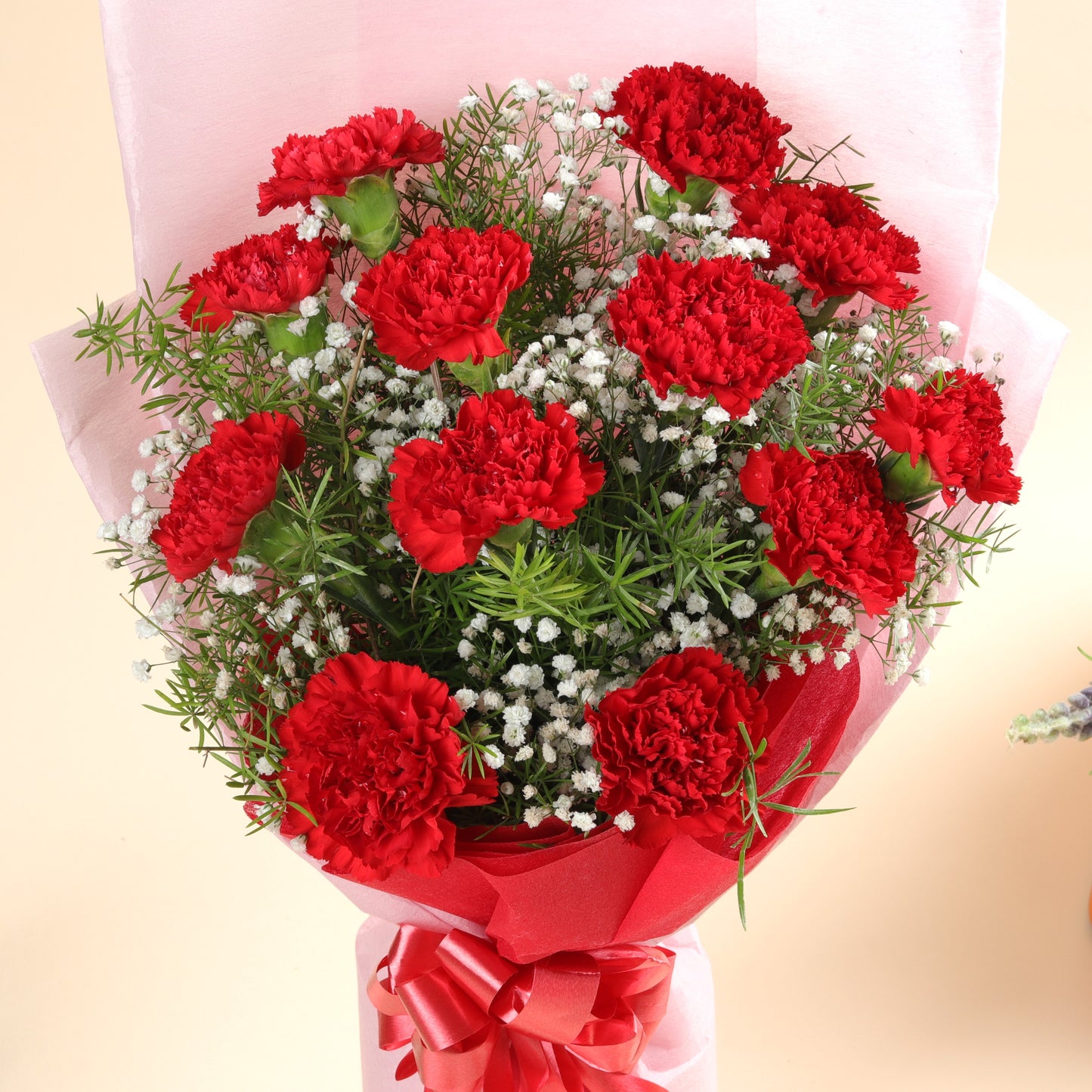 Timeless Love 12 Carnations Bouquet