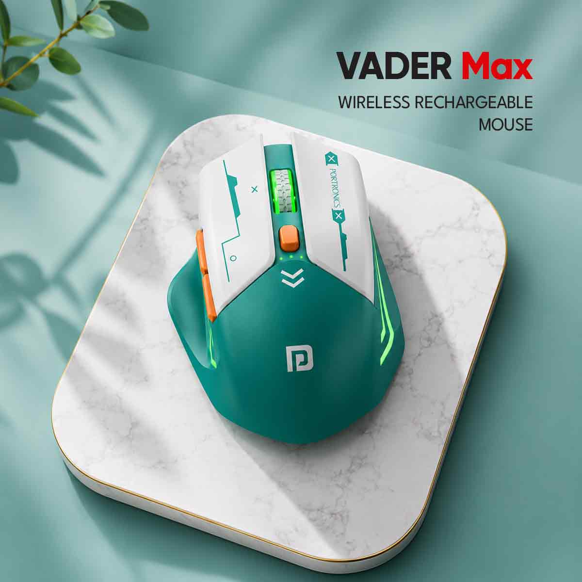Non-branded Teal computer mouse 
