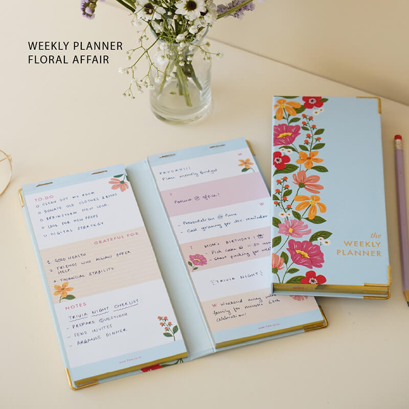 Weekly Planner Floral Affair