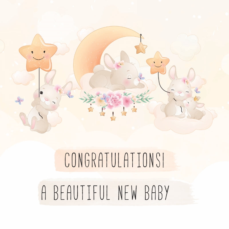 Welcome Baby Insert Card