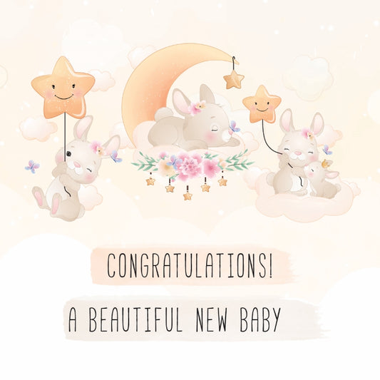 Welcome Baby Insert Card