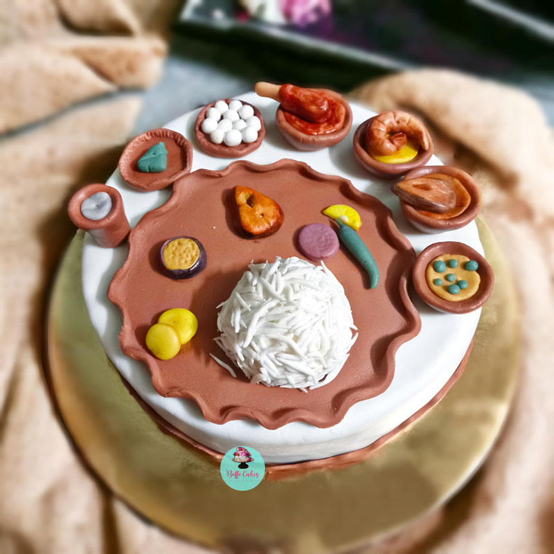 Bengali Thali Cake