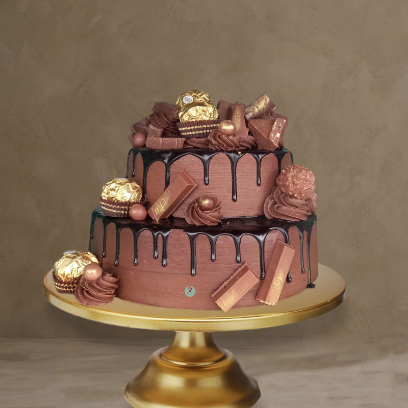 Double Tier Chocolate Overloaded