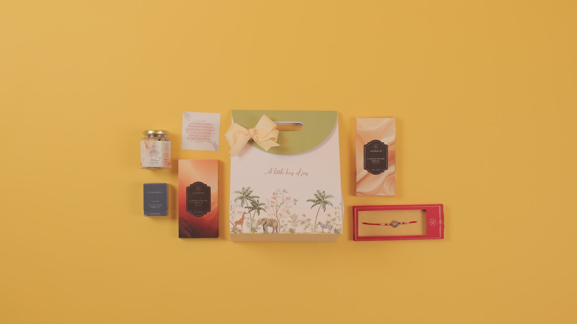 Unboxing video of rakhi snack hamper 