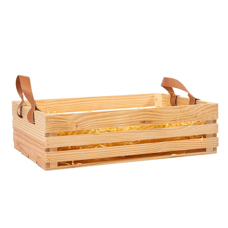 Wooden Crate - Light pinewood