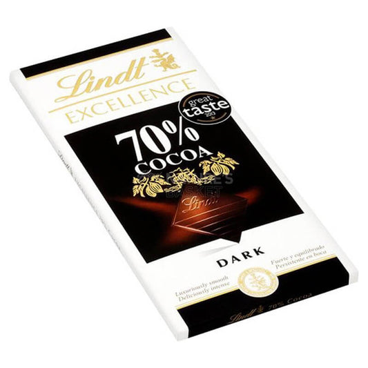 Lindt Excellence 70% Cocoa Dark Chocolate 100G