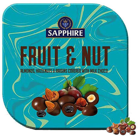 Sapphire Fruit & Nut Chocolate Square Tin 90G