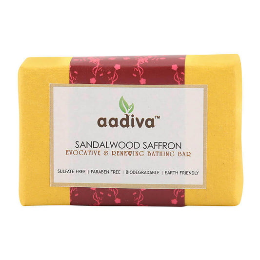 Sandal Saffron Ayurvedic Bathing Bar