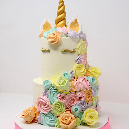 Unicorn Cake (2-tier) – Storybook Bakery